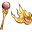 Fire Staff Icon 32x32 png